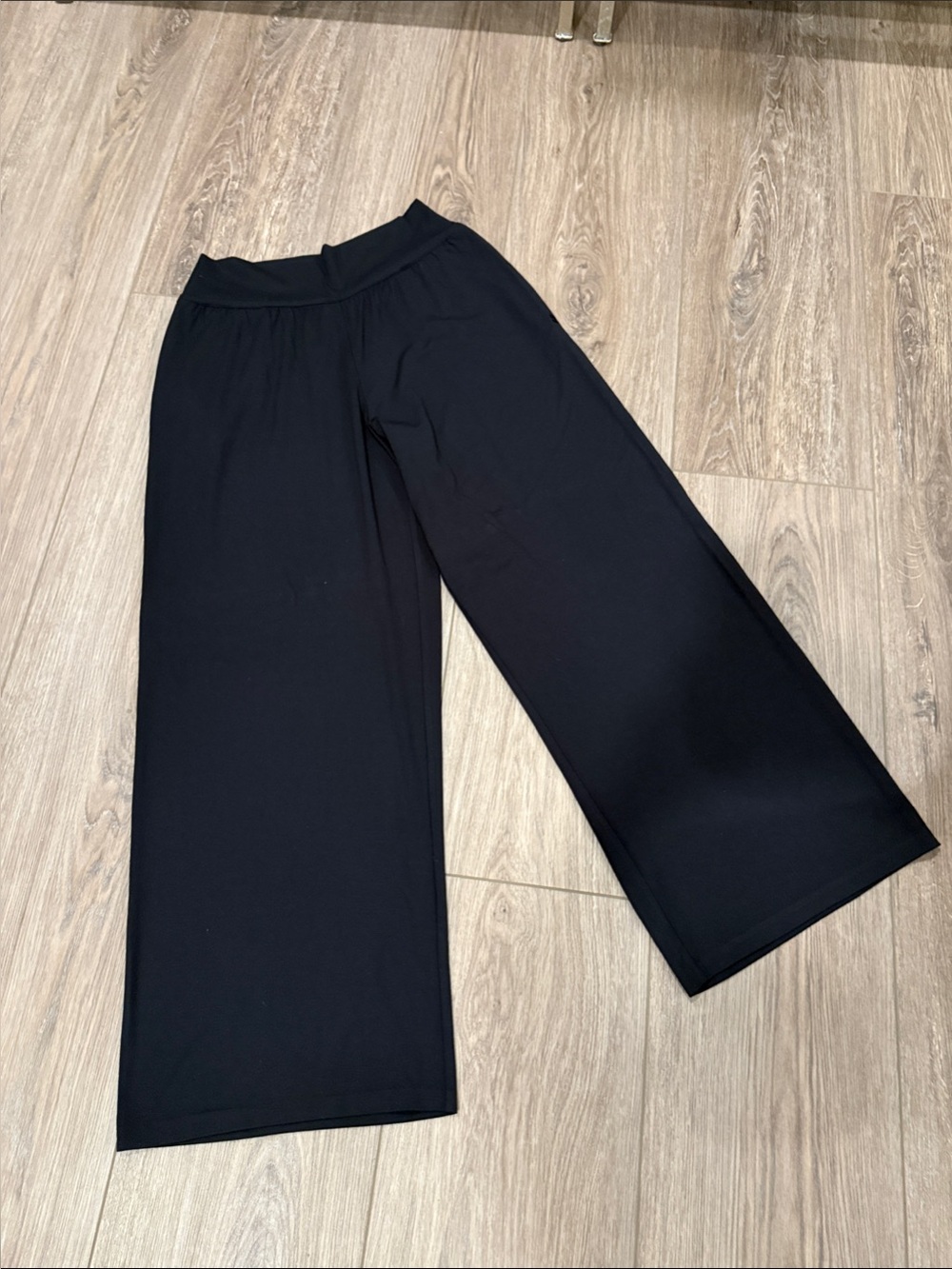 Sweaty Betty Black Wide-Leg Pull-On Pants